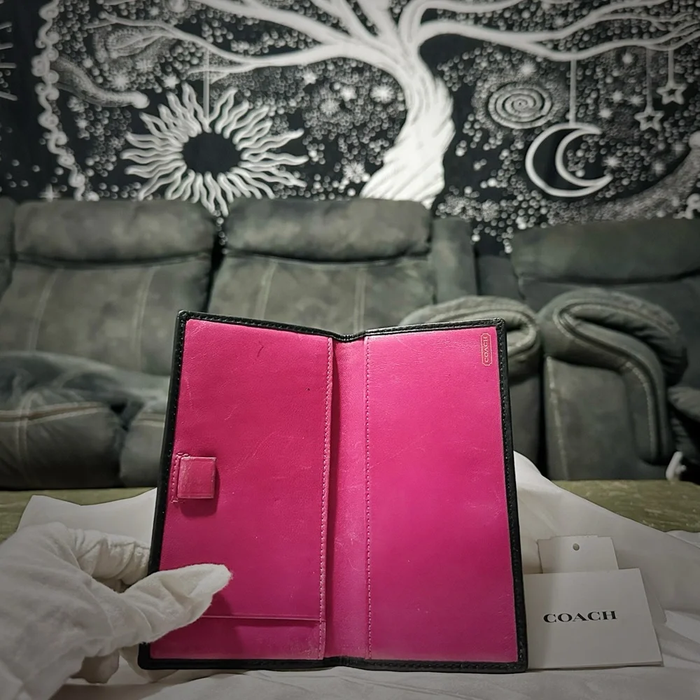 Coach Pink and Black Wallet - Picture 7 of 13